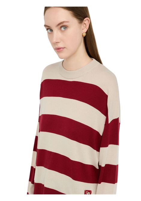 Maglia a righe in misto lana ROSSO Liu Jo | MF5375MA16RC3850